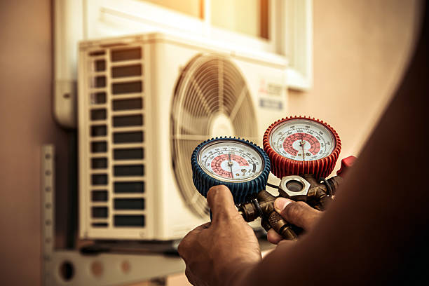 Professional Hvac Installation technician working in Monroe, NC